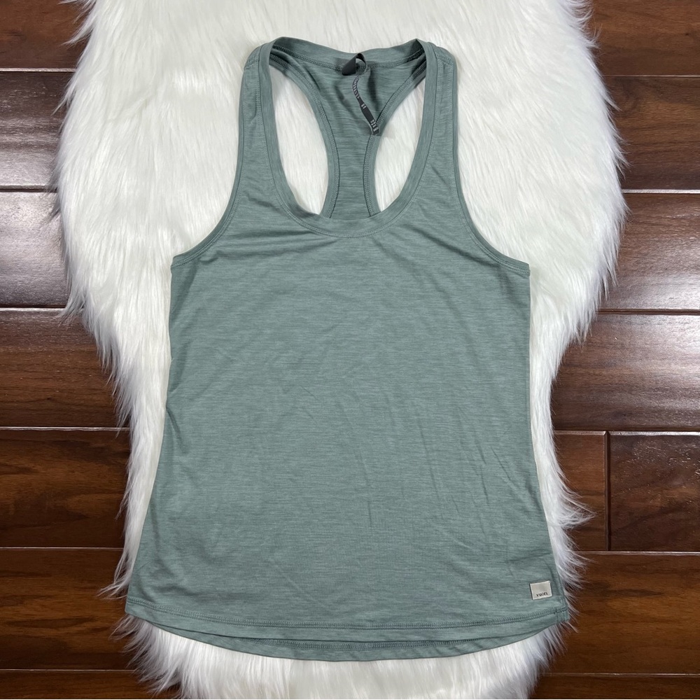 Vuori Women's Sage Green Racerback Tank Top